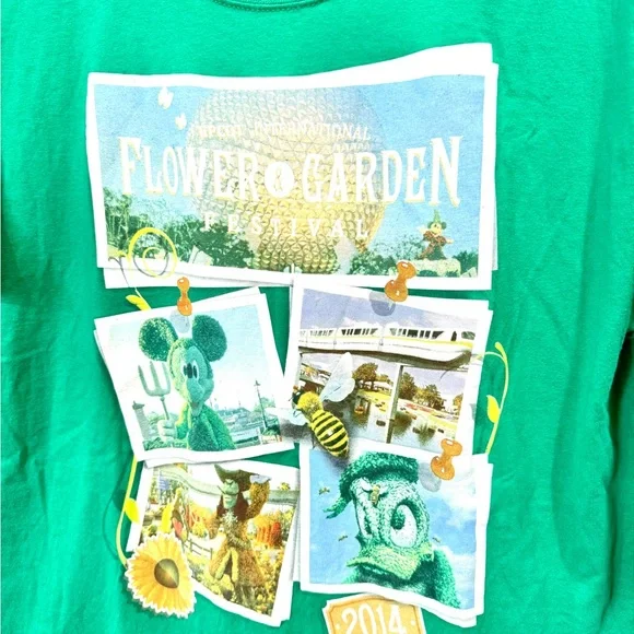DISNEY EPCOT INTERNATIONAL FLOWER & GARDEN FESTIVAL TEE - Picture 2 of 4